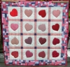 Babyquilt tanzende Herzen