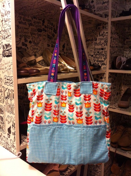 Tasche Viola aus dem Buch "Tolle Taschen selbst genäht"