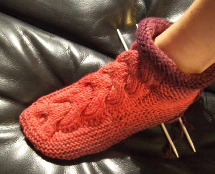 Bettschuh Nr. 1